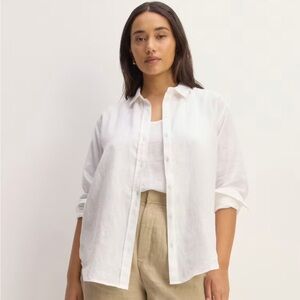 Everlane White Linen Shirt